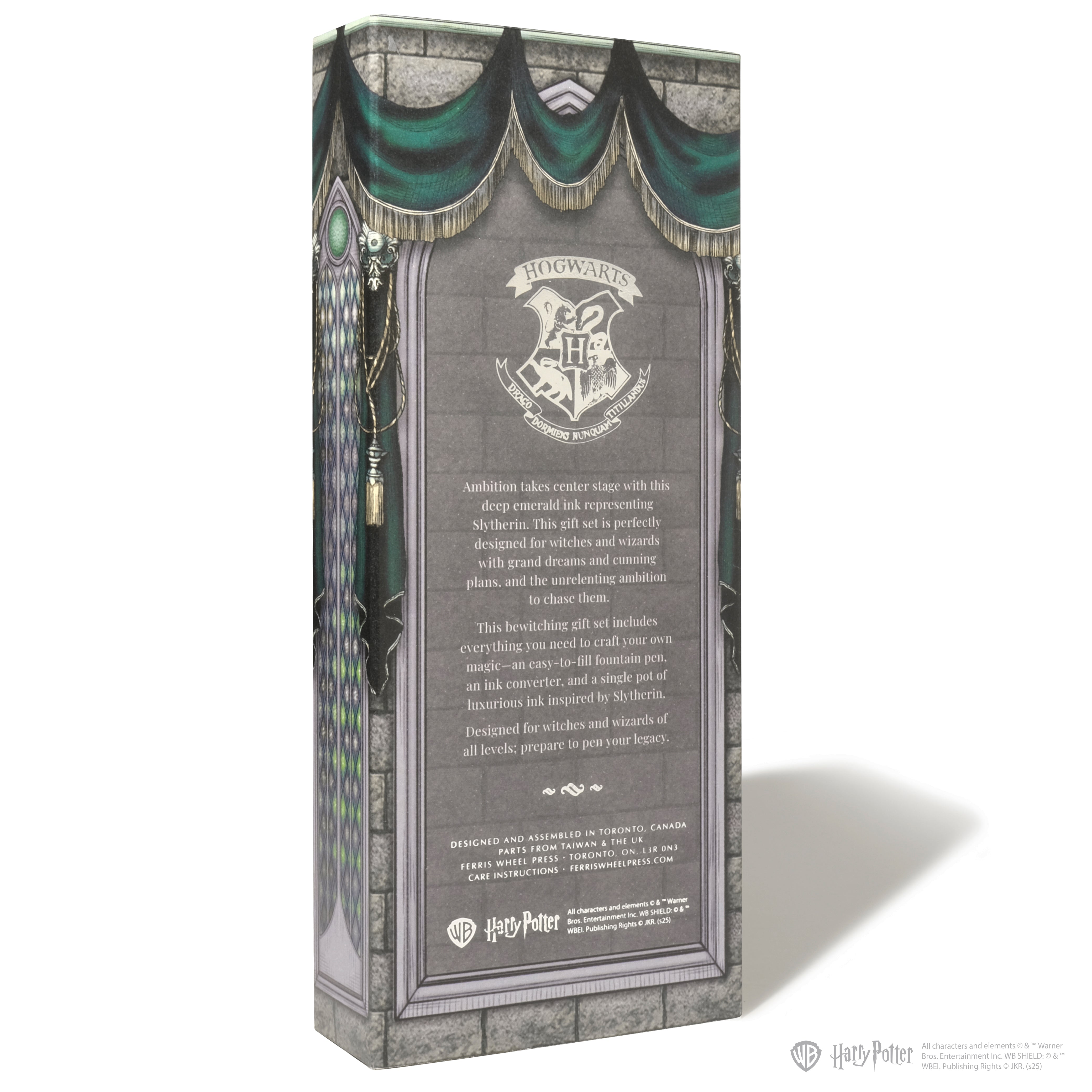 Warner Bros. | Harry Potter | Carousel Fountain Pen and 10ml Ink Set | Slytherin