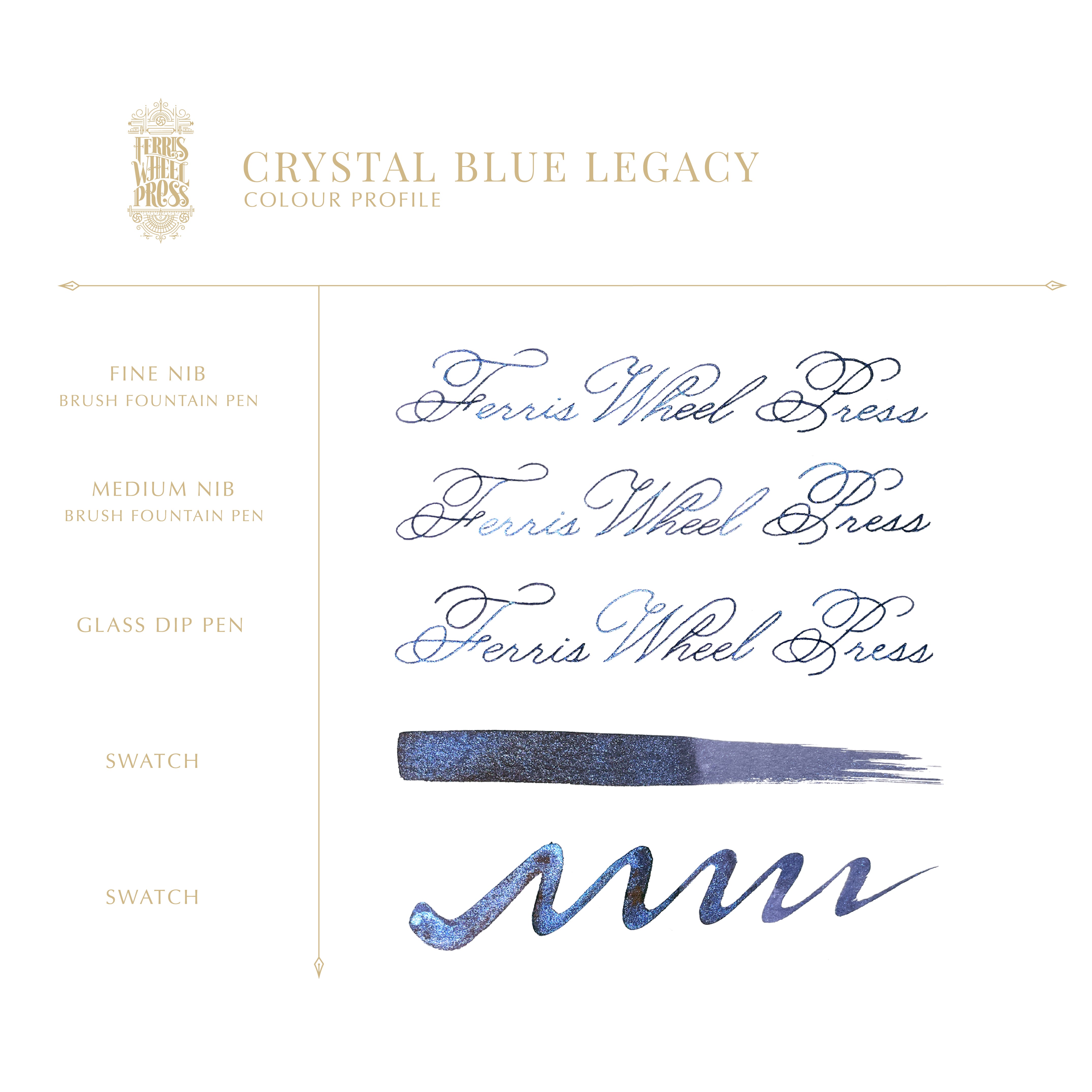 38ml Crystal Blue Legacy Ink