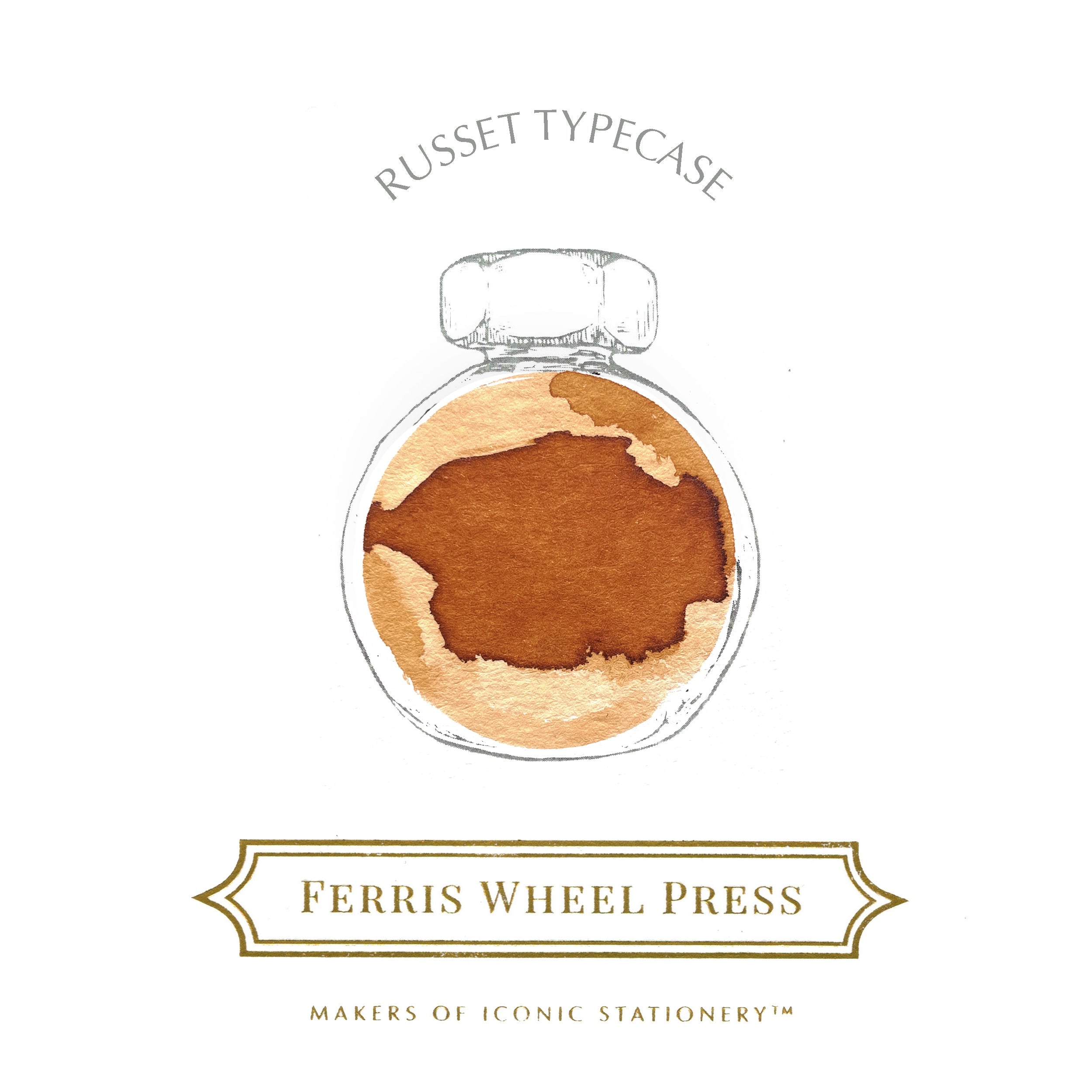 38ml Russet Typecase Ink